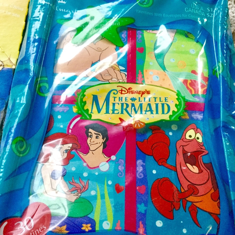 💞 Little Mermaid, Batman, Spiderman 🧜🏻‍♀️ VALENTINES  DEADSTOCK